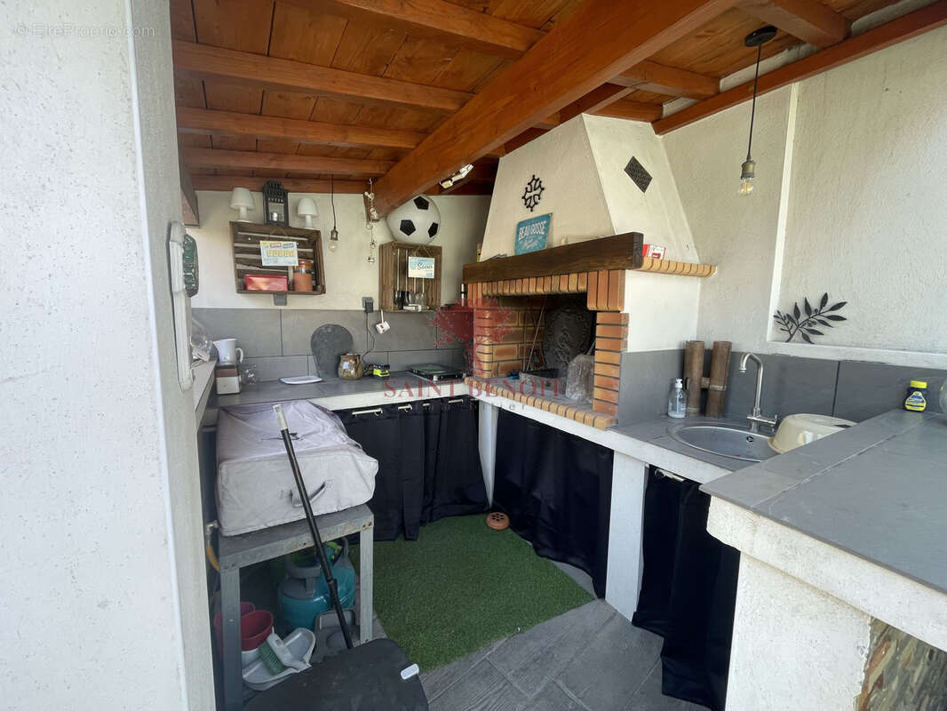 Gigean - villa t4 de plain pied avec piscine + appartement independant - photo 26