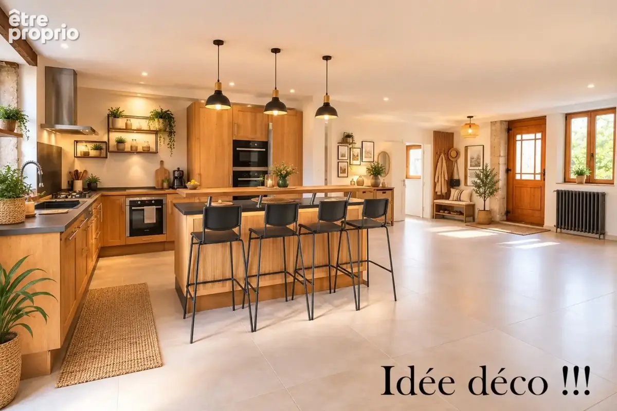 Ferme Rénovée à vendre 6 pièces 249m² SAINT DENIS LES BOURG (01) - photo 2