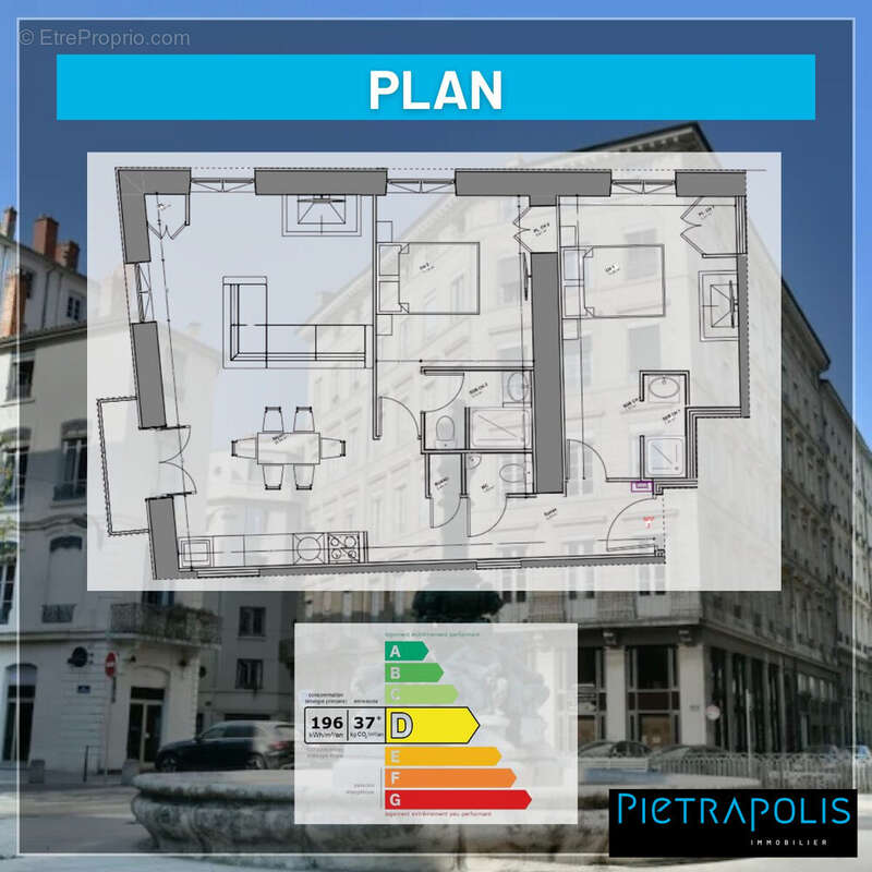 Appartement à LYON-2E