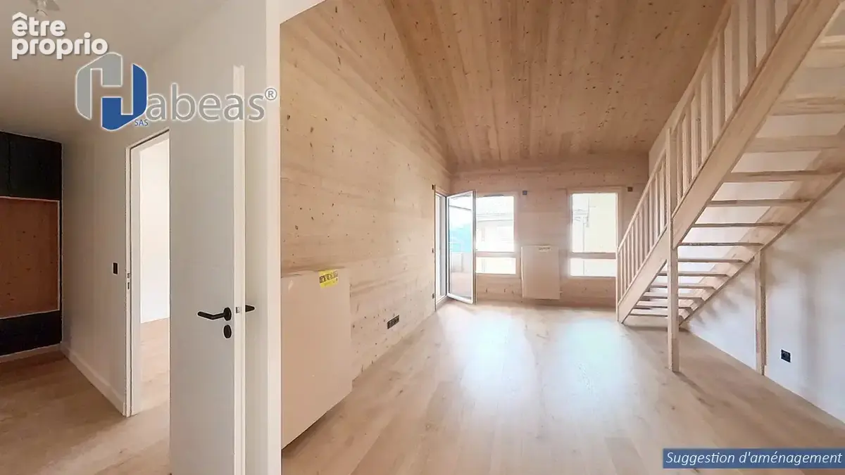 T3 Duplex, 2 chambres, 67,01m², Balcon 6m², Casier à Ski, cellier - photo 4