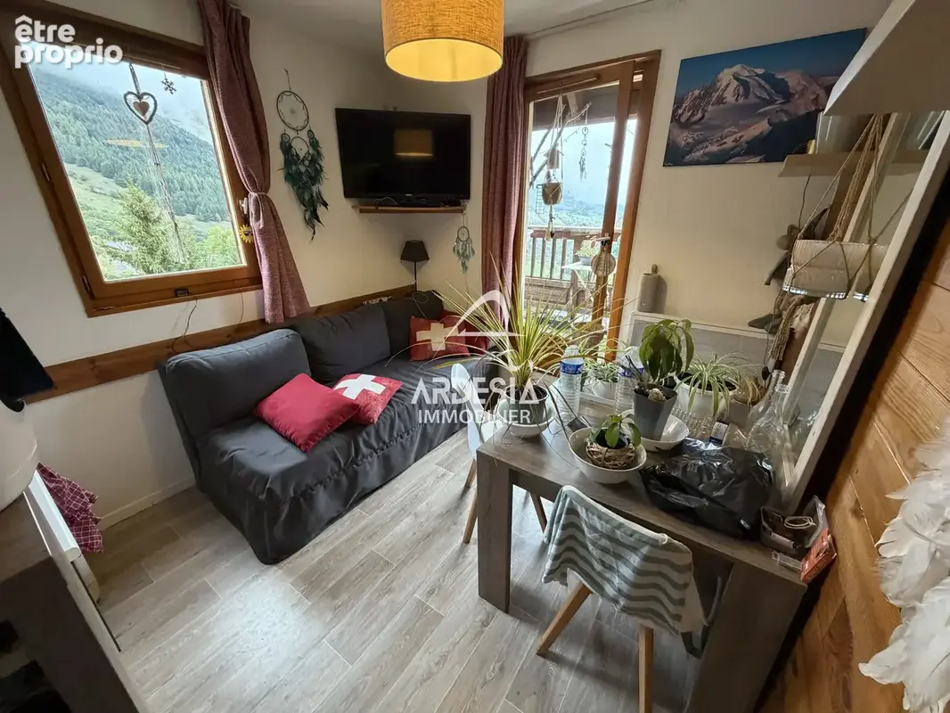 Appartement t2 avec balcon, parking et casier à skis - photo 1