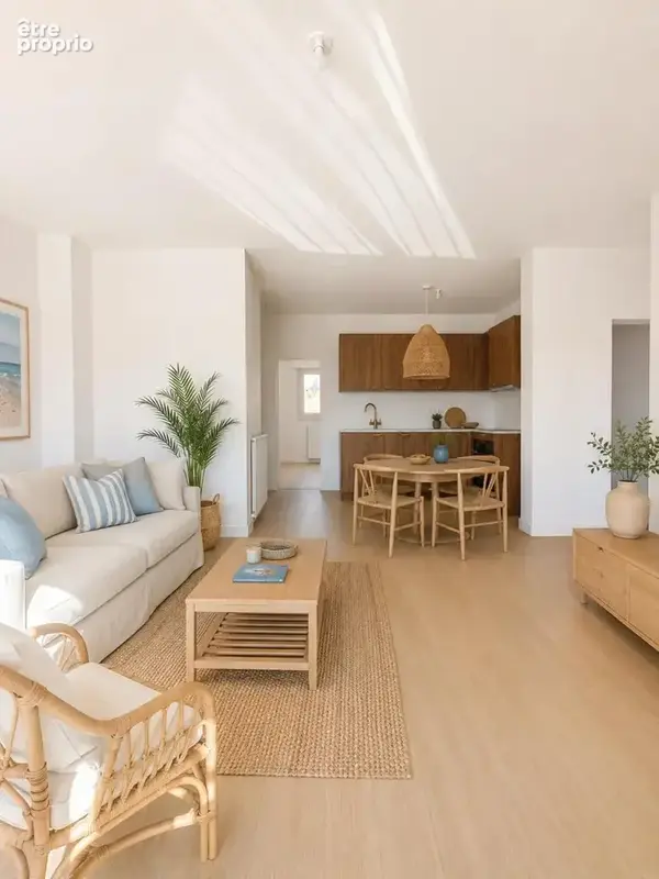 Les sables-d’olonne – t4 rénové de 74,58 m² avec balcon – 3 chambres - photo 5
