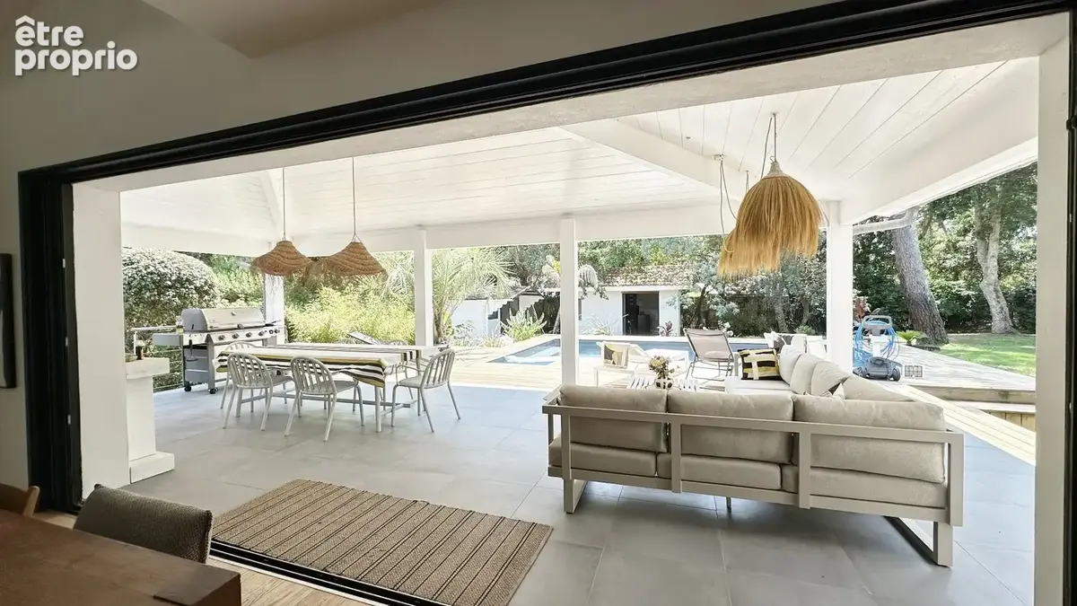 Hossegor  seignosse plage des estagnots  villa d'architecte contemporaine avec piscine - photo 29