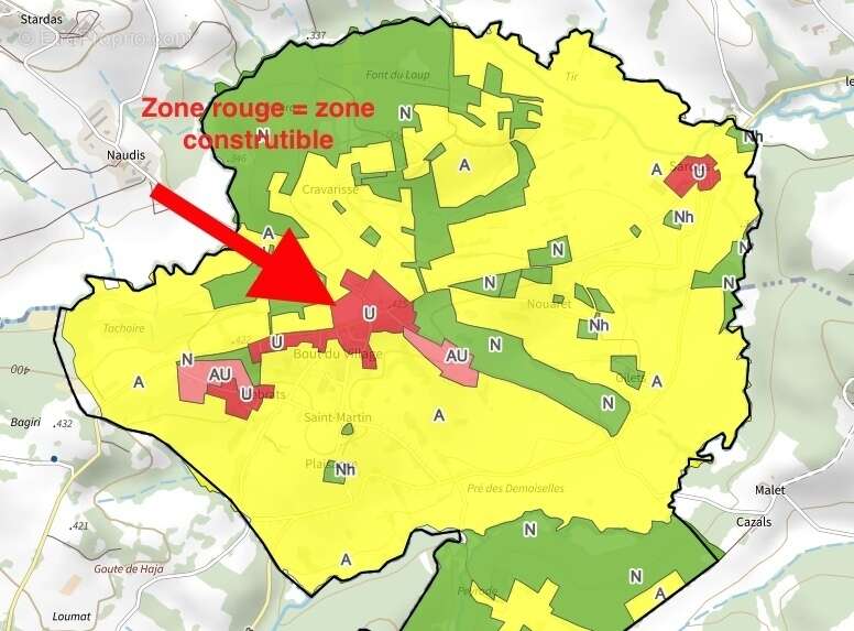 Terrain à MONTASTRUC-DE-SALIES