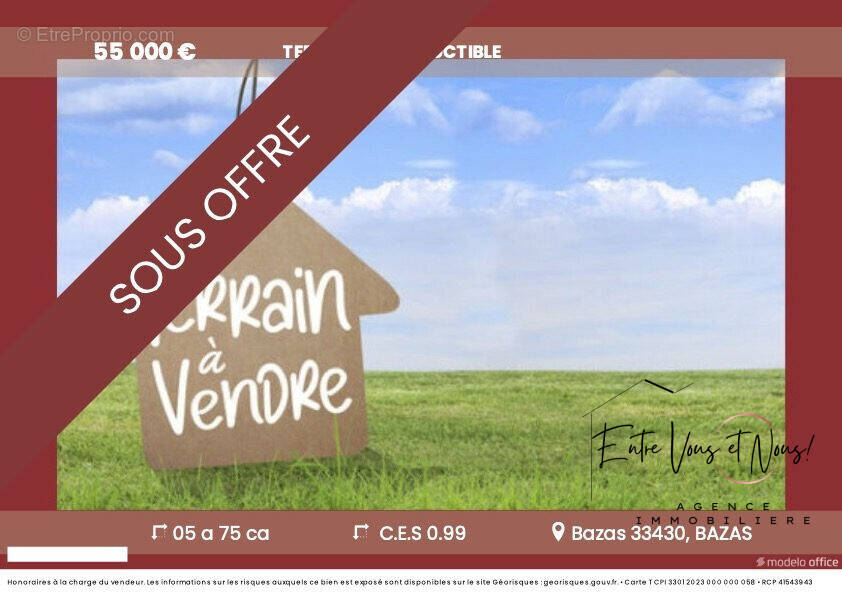 Terrain à BAZAS