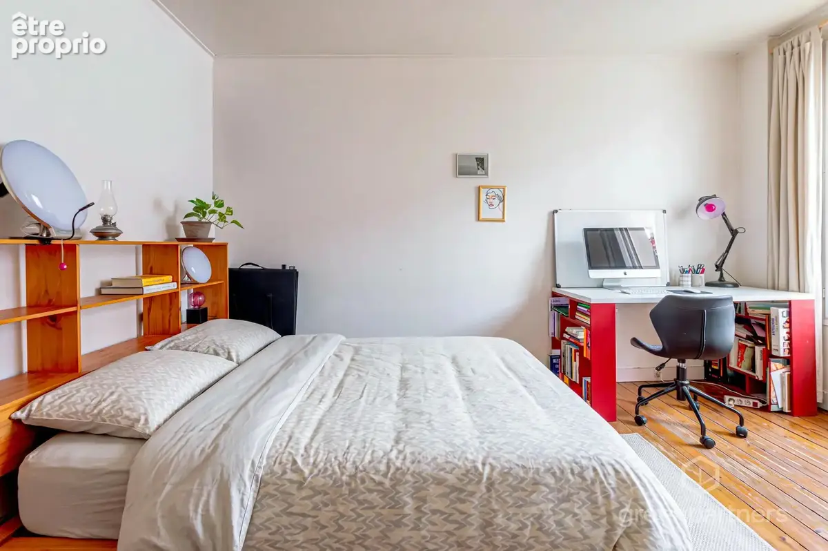 F2 29,53 m² - parquet - dernier étage - au calme - vincennes - photo 7