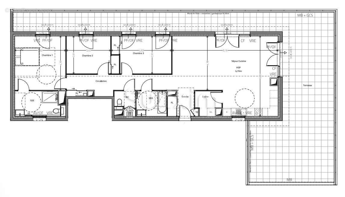Appartement à FLEURIEUX-SUR-L'ARBRESLE
