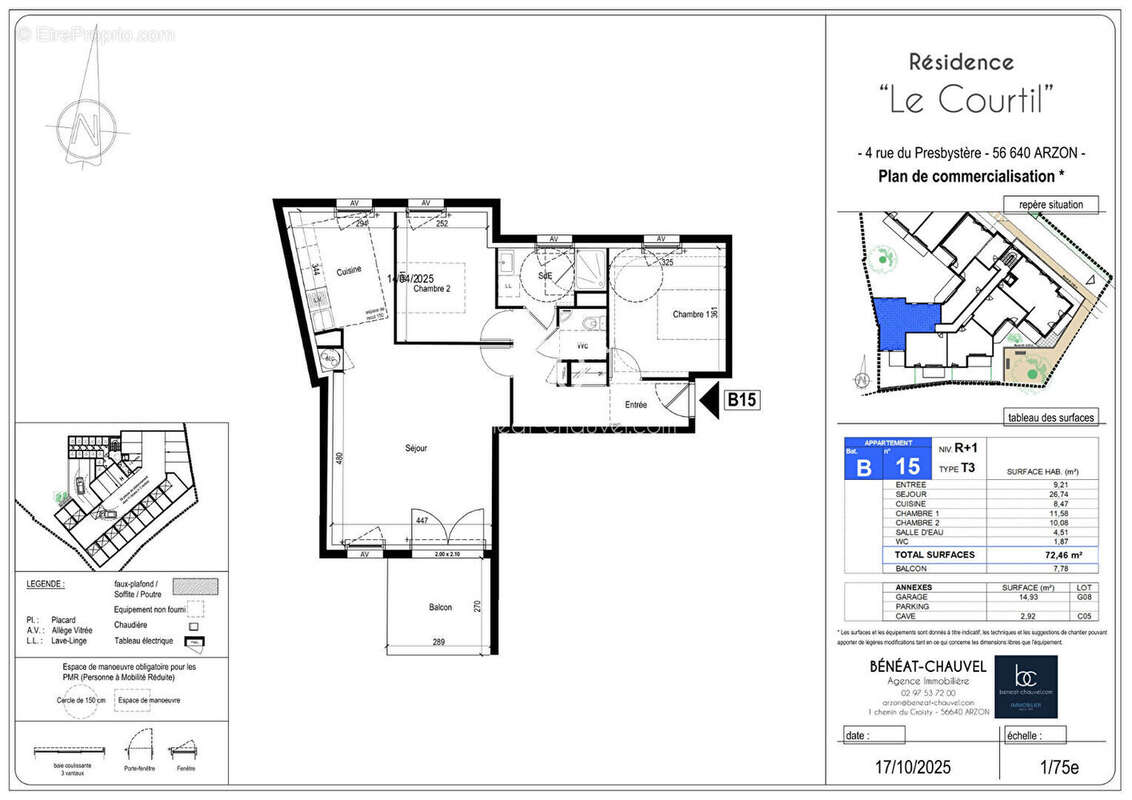 ARZON BOURG, Appartement neuf T3 - photo 4