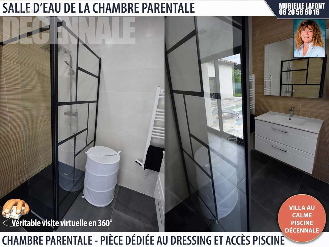 Villa sous décennale, piscine, parcelle paysagée - photo 8