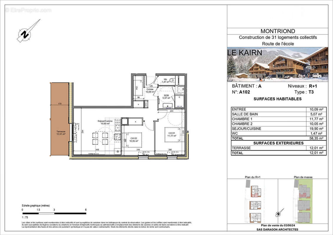 Appartement à MONTRIOND