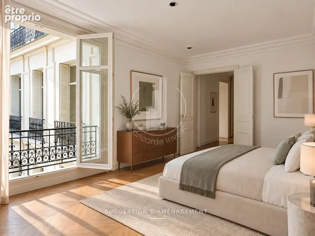 Appartement Ternes - 6 pièce(s) 235 m2 - baignés de soleil - haussmanien - photo 7
