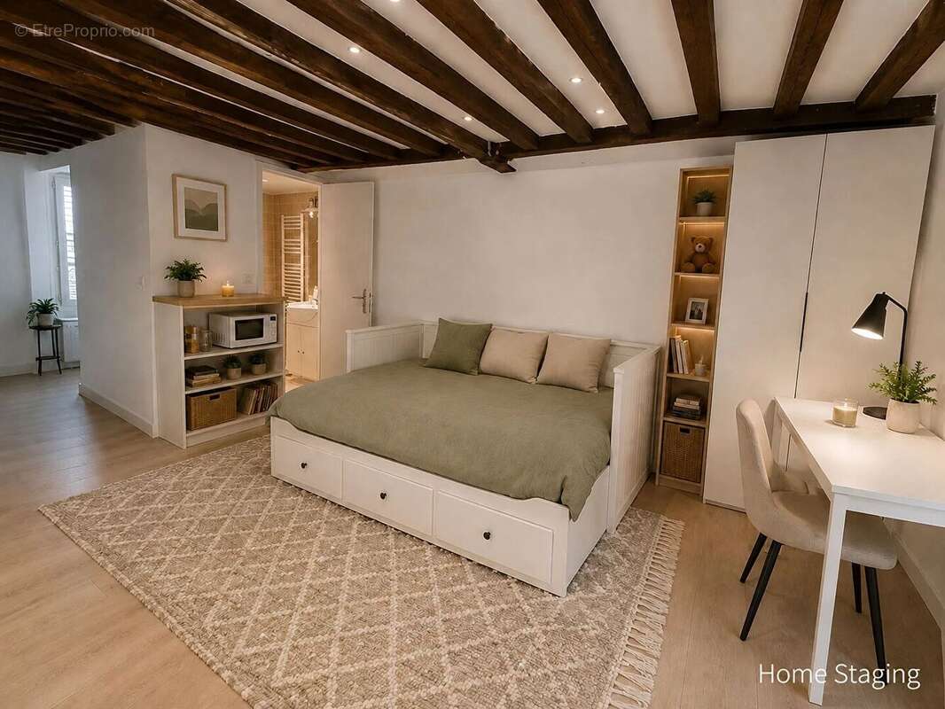 Appartement Paris 1 pièce(s) 20.50 m2 - photo 3