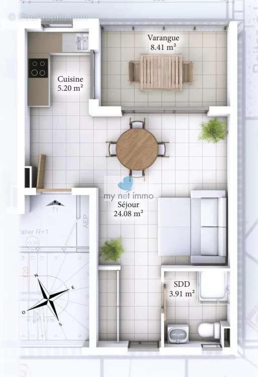 Appartement à SAINTE-ANNE