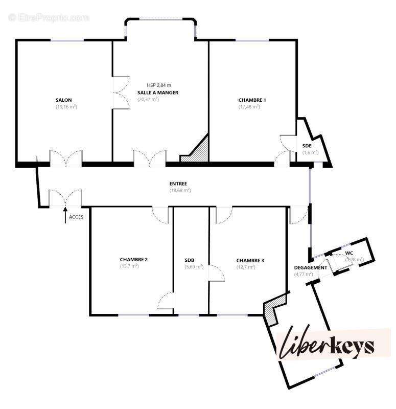 Appartement à PARIS-18E