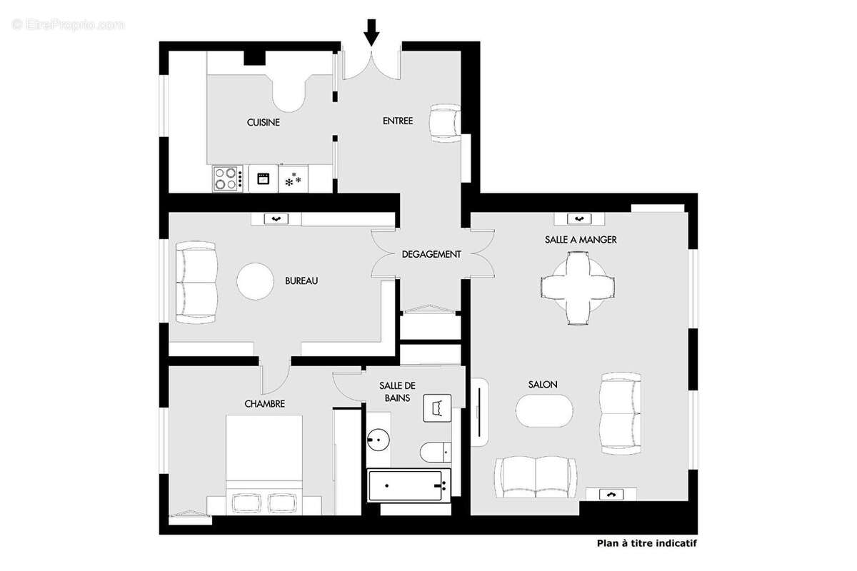 Appartement à PARIS-19E
