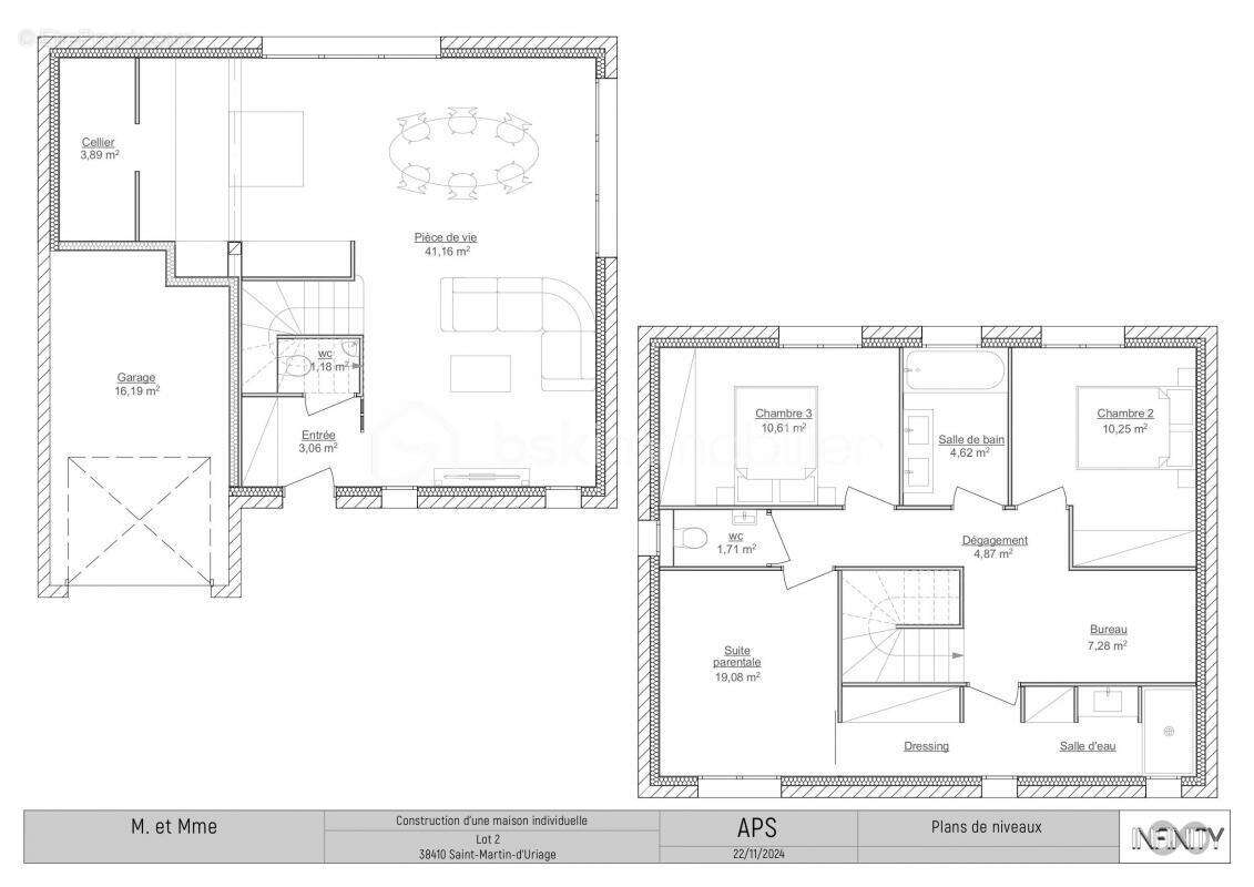 Terrain à SAINT-MARTIN-D&#039;URIAGE