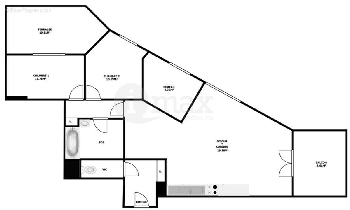 Appartement à CLICHY