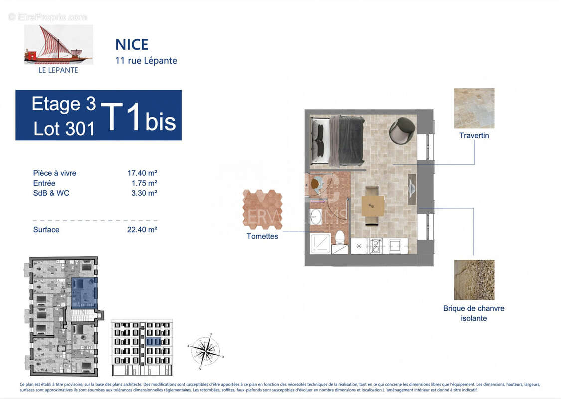 Appartement 22 m² à Nice  - photo 5