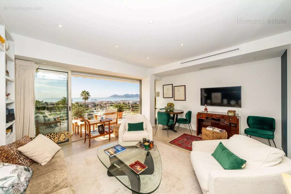 Cannes californie - 3 pieces - grande terrasse - vue panoramique mer - photo 2