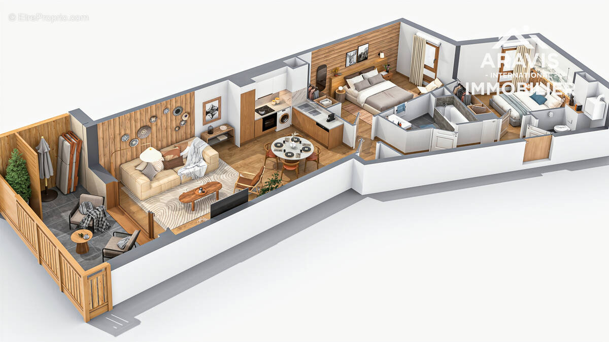 Appartement à SAINT-JEAN-DE-SIXT