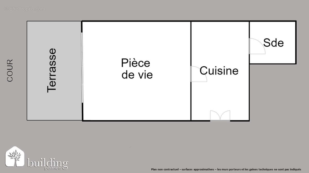 Arc de Triomphe Paris 17ème - Studio 29,40 m² avec 7,35 m² de terrasse - photo 2