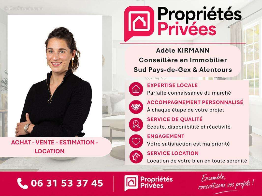 Collonges (01550) - Maison de village rénovée 4 pièces de 93 m² avec loggia et parking privatif - photo 10