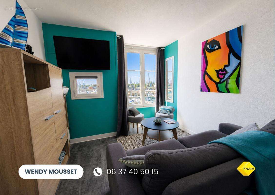 Appartement T3 en duplex avec vue sur le port et l'océan au coeur du Port du Crouesty - photo 3
