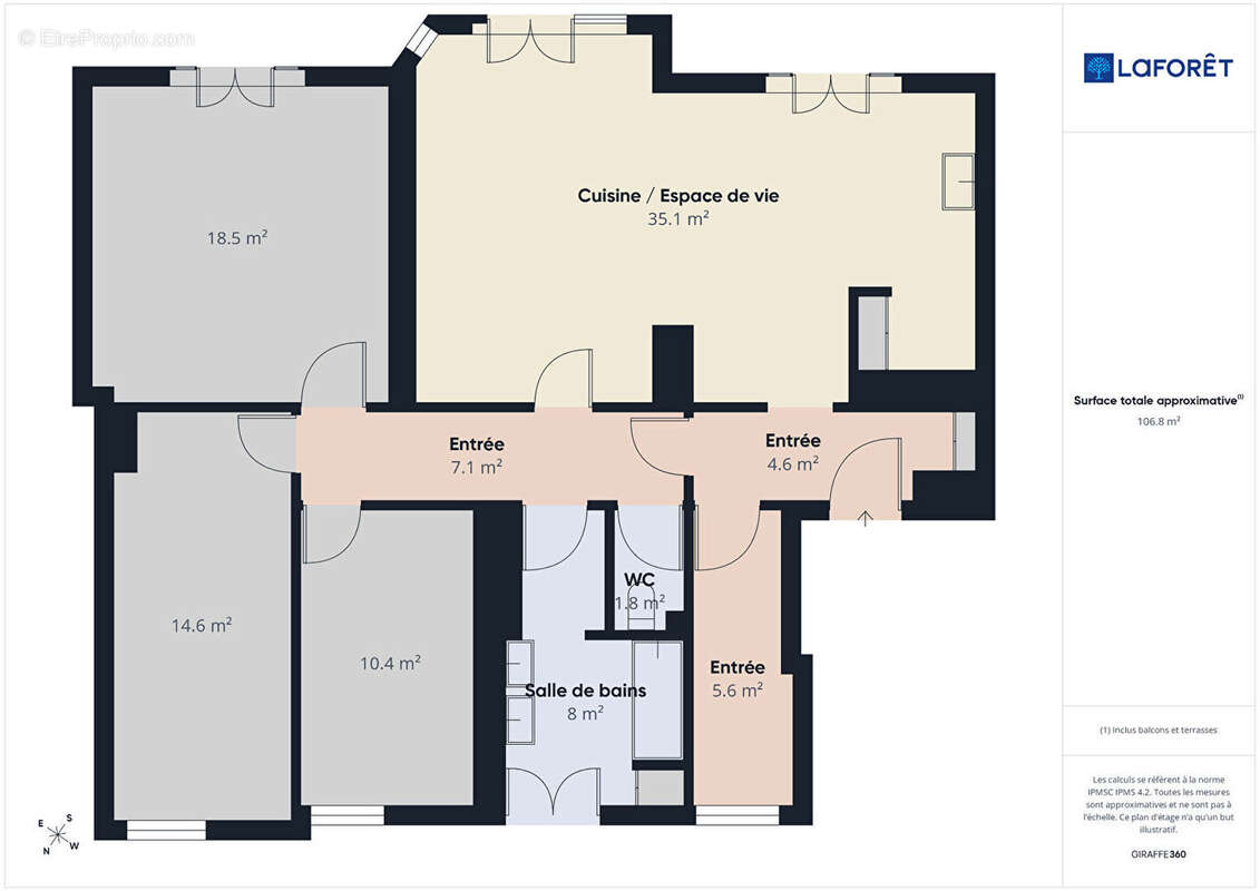 Appartement Mulhouse 5 pièces 112 m² - photo 10