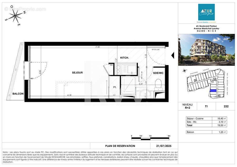Appartement 19 m² à Nice  - photo 4