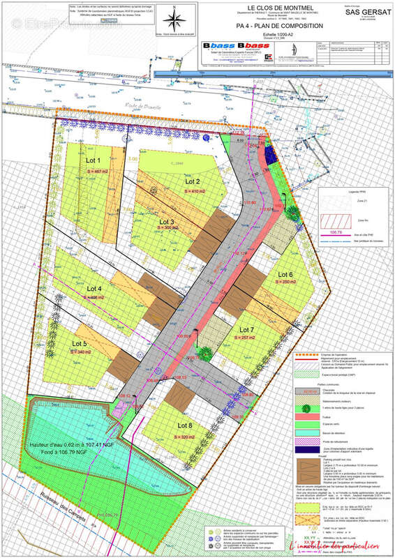 Terrain à SAINT-BAUZILLE-DE-MONTMEL
