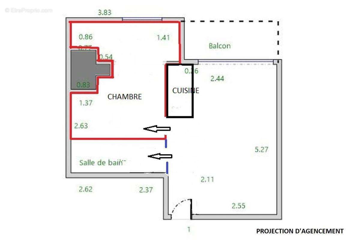 Appartement à PARIS-16E