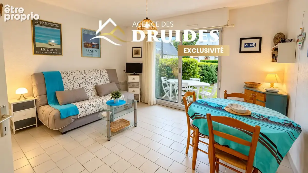 Exclusivité Agence des Druides - CARNAC  entre Légenèse et Ty Bihan - Appartement  avec chambre cabine - jardinet -  À 300 m des - photo 1