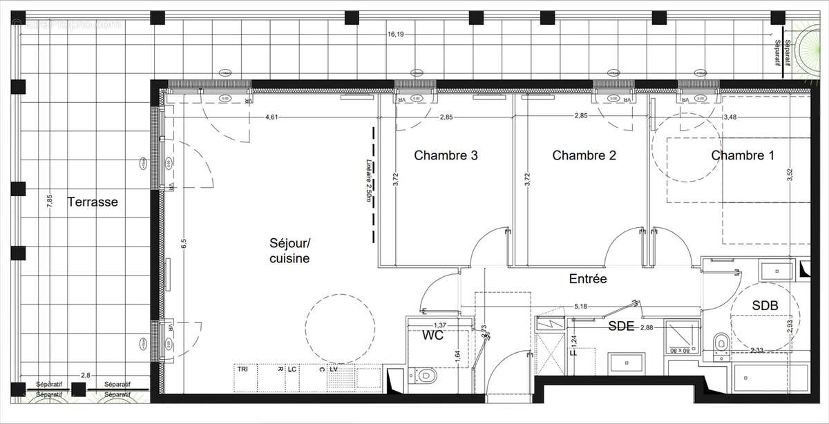 Appartement à BORDEAUX