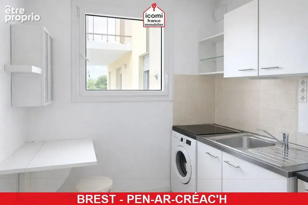 Finistere - brest (29200) - a vendre - appartement - t2 - premier etage avec ascenseur - balcon - dalle beton - belle exposition - photo 6