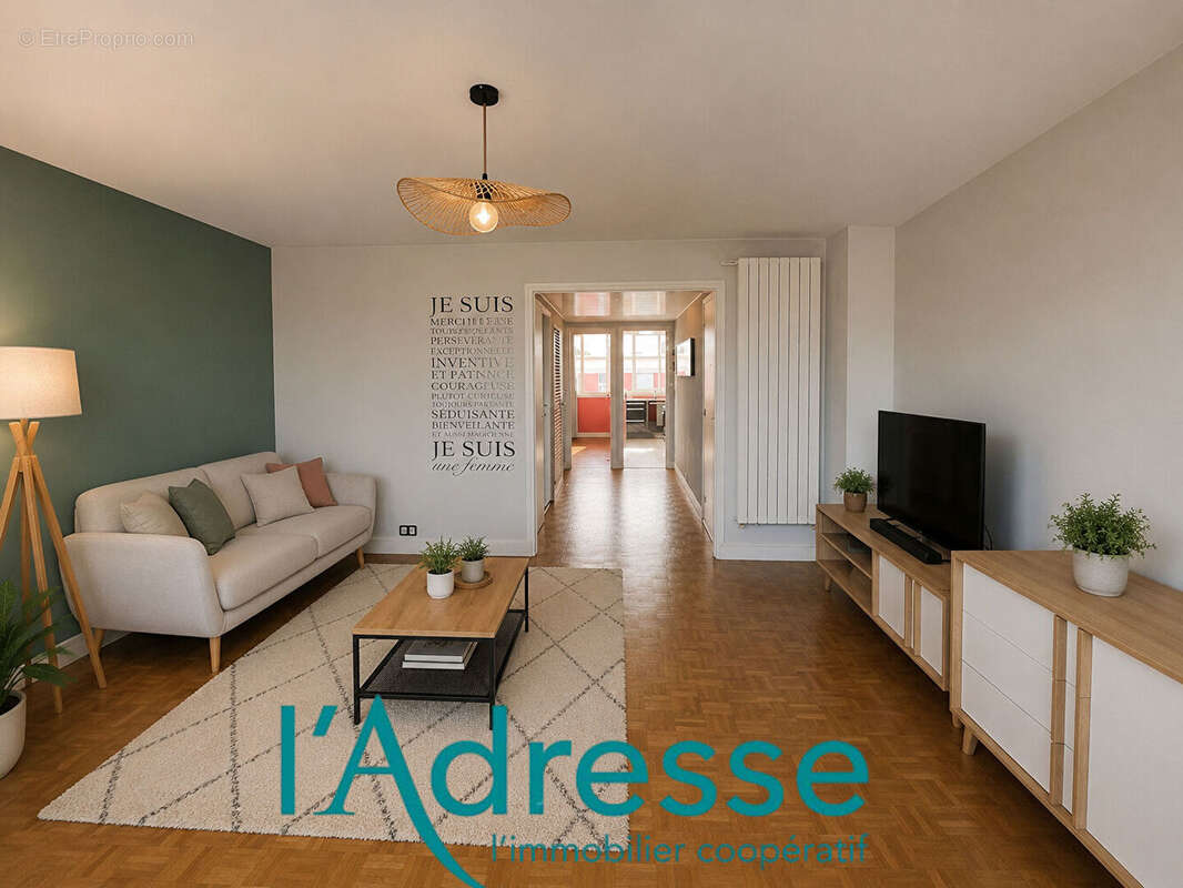 Appartement centre ville 2 pieces ,52 m2 - photo 2