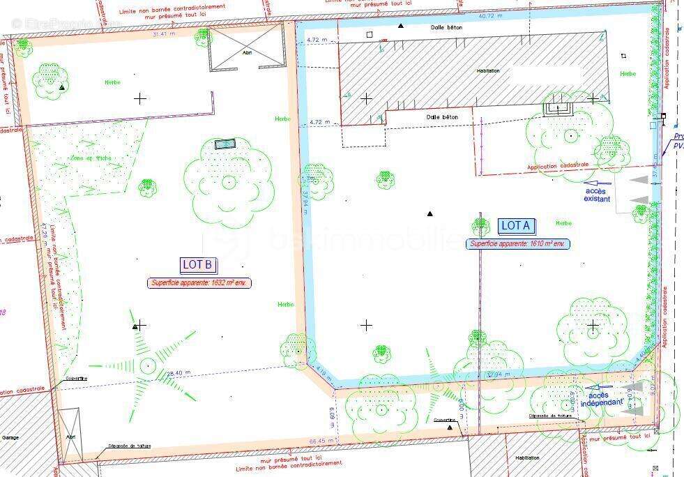 Terrain à LA FRETTE