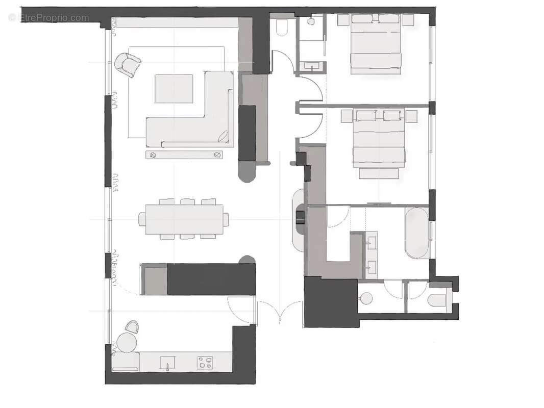 Appartement à PARIS-16E