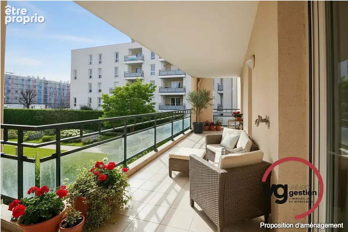 T3 avec terrasse Décines centre - photo 11