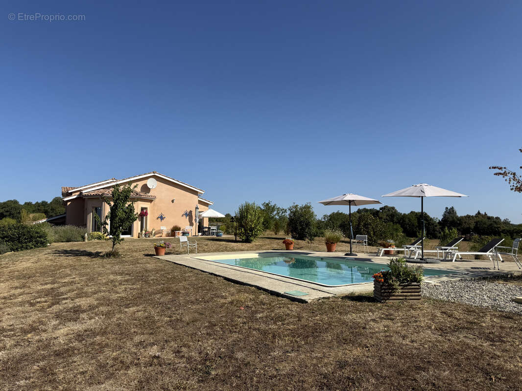 Maison de campagne avec piscine et vue dominante proche de Valence sur Baise - photo 15