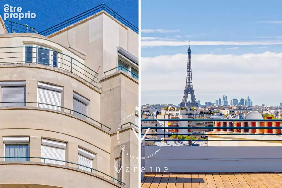 EXCLUSIVITE - Appartement à vendre 76m2 carrez avec terrasse 30m2 vue sur tout Paris - photo 18