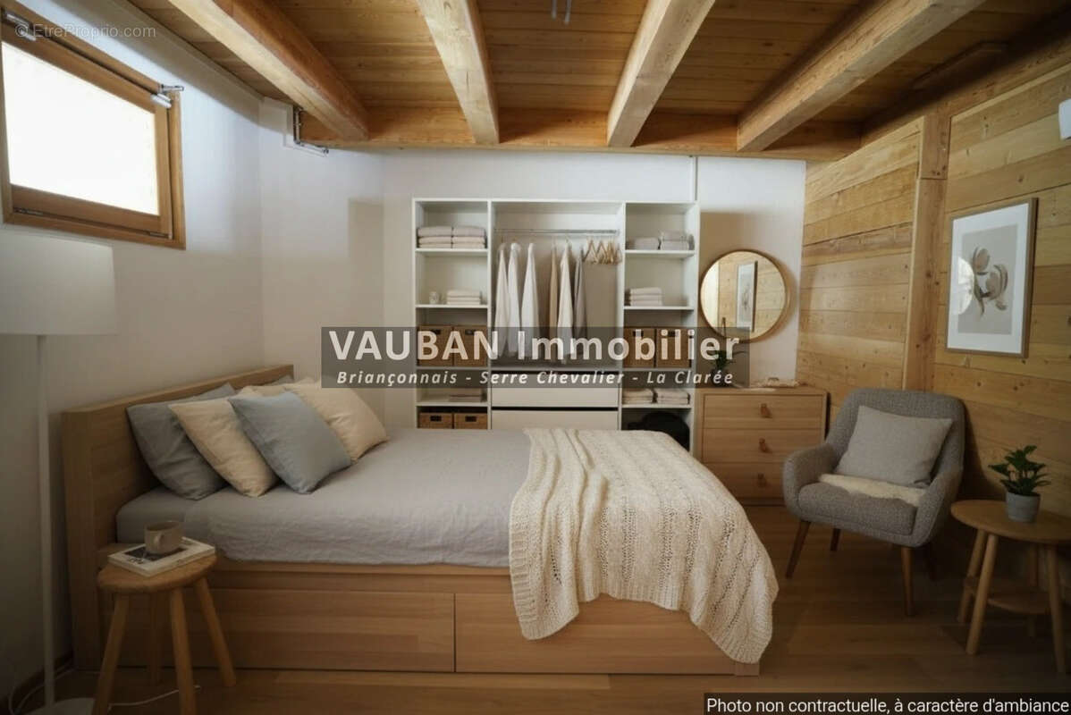 Spacieux duplex de type 4 avec balcon, Résidence récente, à Saint-Martin-de-Queyrières, à 5 min de Briançon - photo 7
