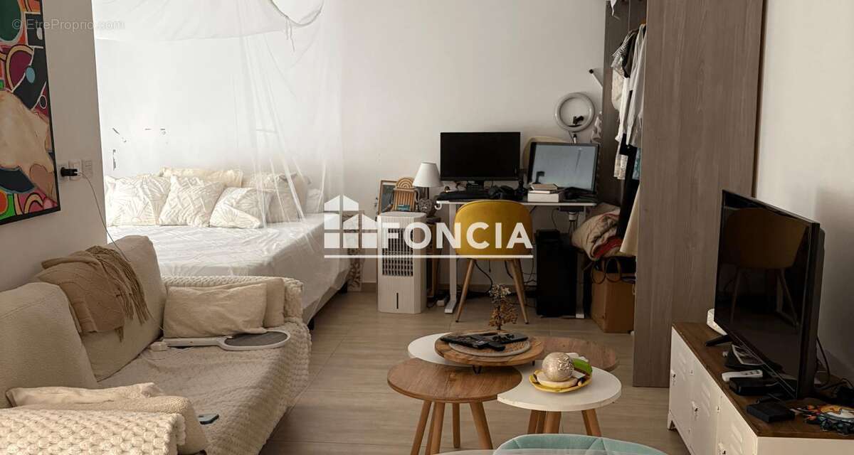 Cannes la bocca centre - grand studio de 36 m2 avec loggia de 7.86 m2 - residence central square - photo 3