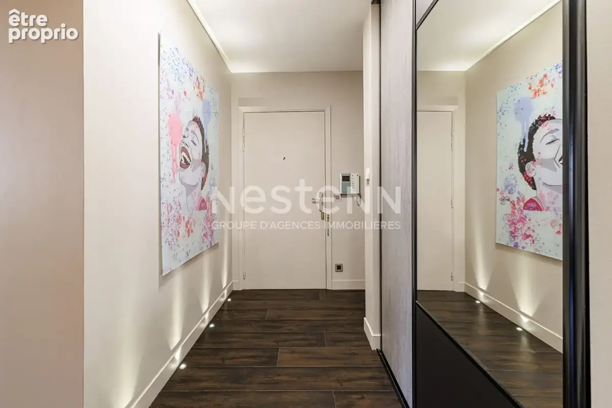 A vendre - 3 pieces - nice corniche fleurie - terrasse d'angle 22 m² - dernier étage - piscine & parc privé - parking privatif e - photo 15
