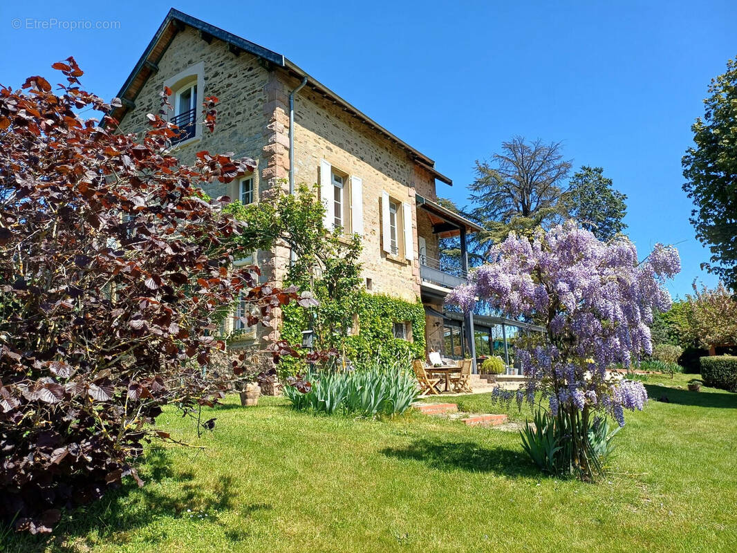 vue de la maison - Maison à SAINT-MARTIN-EN-HAUT