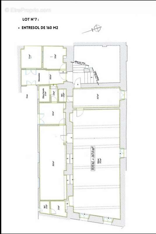 Alpes maritimes (06) - nice garibaldi local commercial de 160 m² divisible - photo 2