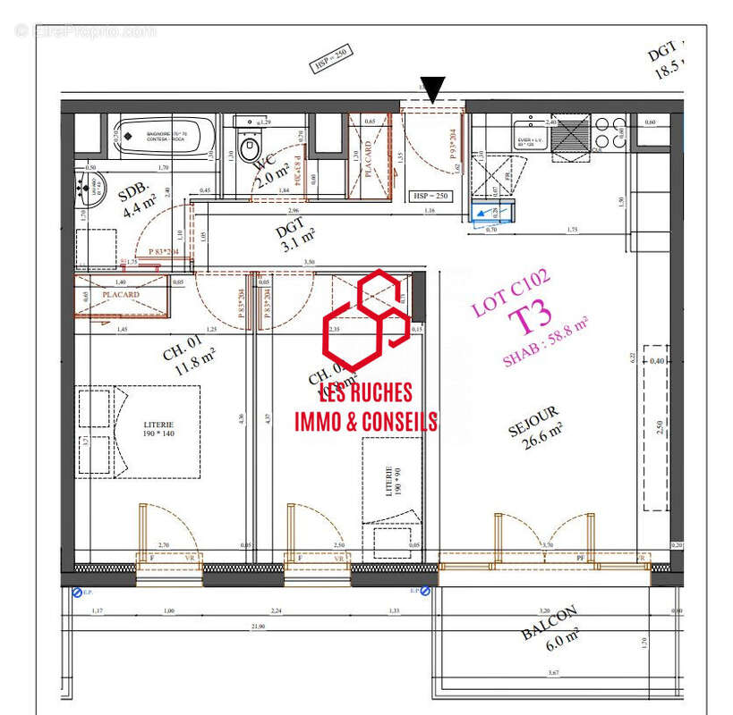 Appartement à MESSY