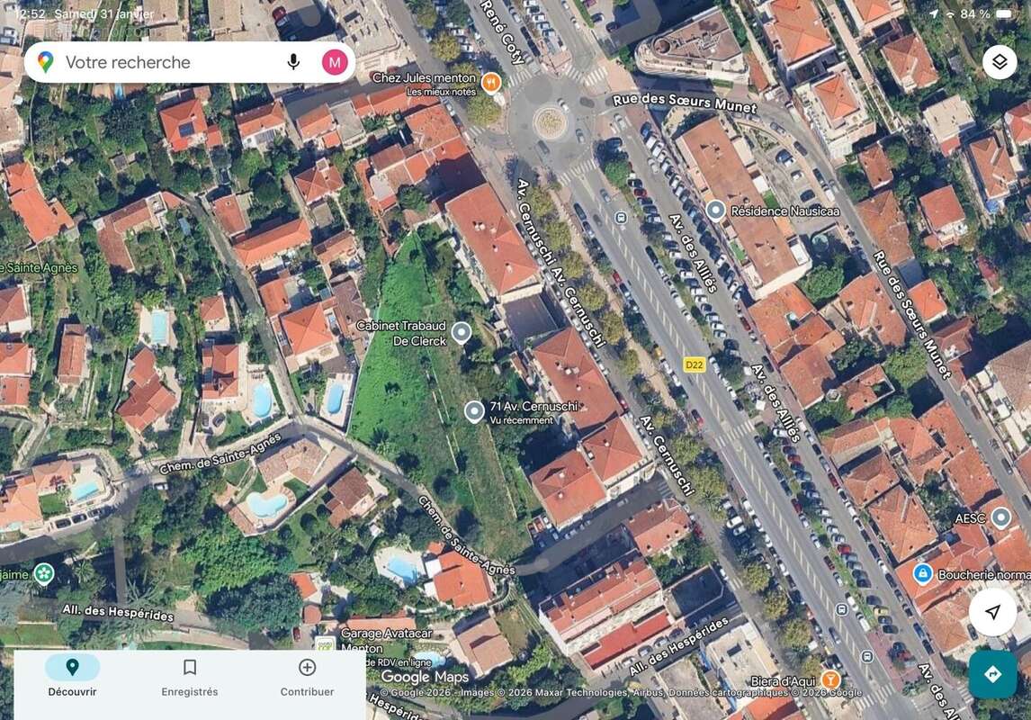 Appartement à MENTON