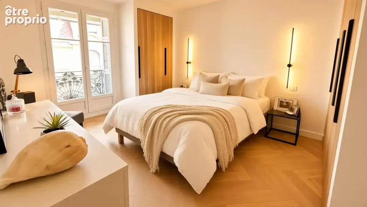 NICE Carré d'Or 3P 57m² dernier étage balcon cave - photo 8