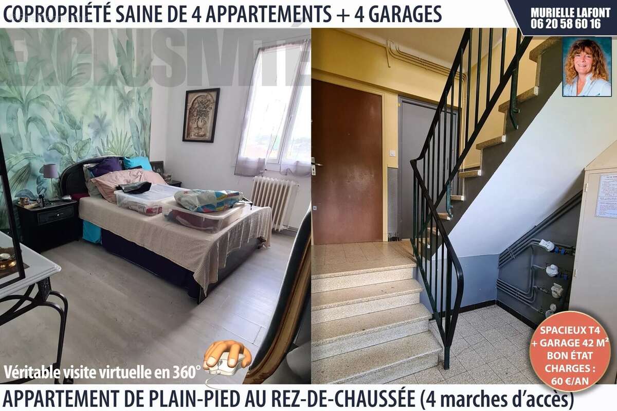 Appartement T4 avec garage et cellier - jardin partagé - photo 7