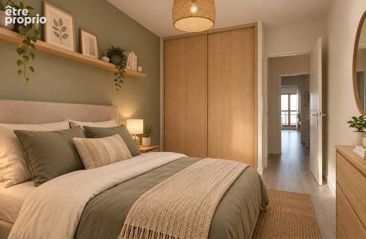 Appartement 3p - deux balcons - place de parking - photo 8